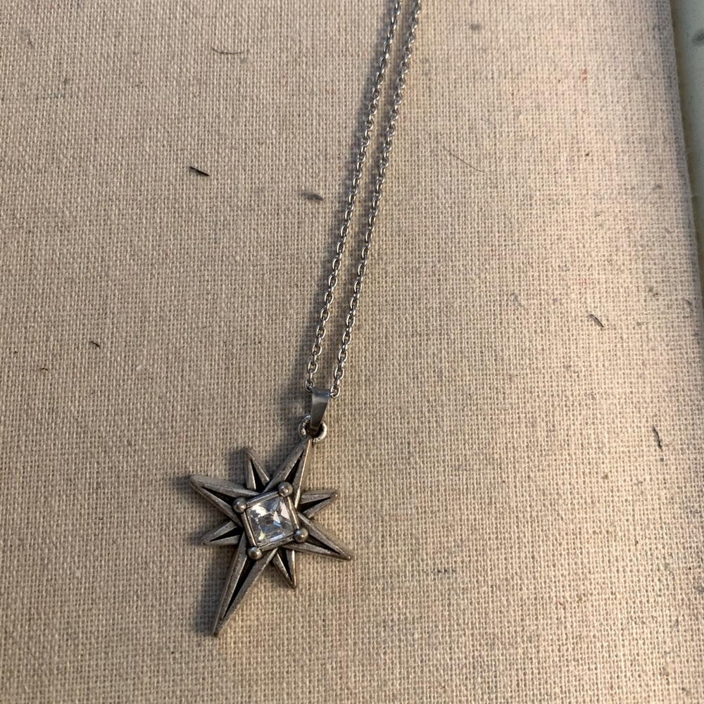 Alex and Ani Silver Star Necklace